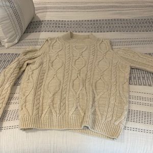 Dex cold shoulder sweater